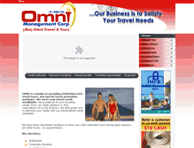 Tablet Screenshot of omnitravelandtours.com